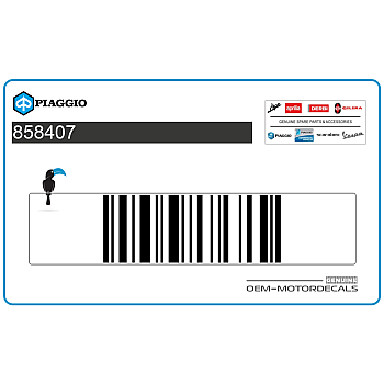 Bovenkuip sticker, linkerkant