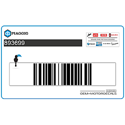 Front cowling decal, right side