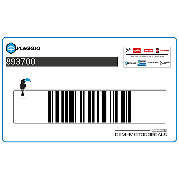 Bovenkuip sticker, linkerkant