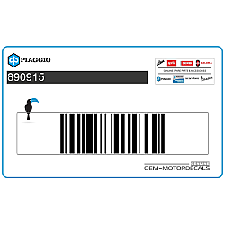 Tail cowl decal, left side