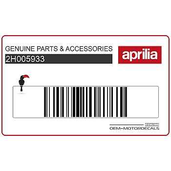 Kanzel / Oberteil Verkleidung Aufkleber, Linke Seite