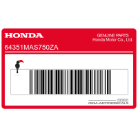 HONDA Naklejka na środkową owiewkę, lewa strona 64351-MAS-750ZA
