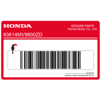 HONDA Tail cowl decal, right side 83614-MV9-600ZD