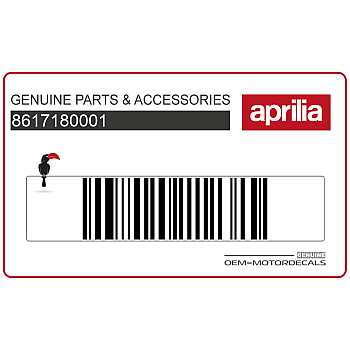 Side cowling decal, right side