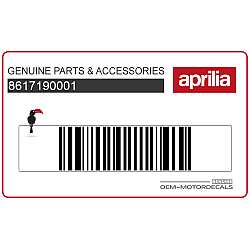 Side cowling decal, left side