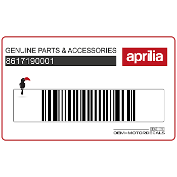 Side cowling decal, left side