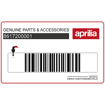 Side cowling decal, right side