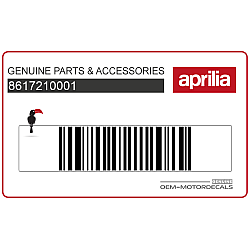 Side cowling decal, left side