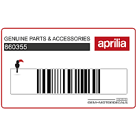 APRILIA Naklejka na osłonę ramy, lewa strona 860355