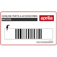 APRILIA Naklejka na tylną owiewkę / zadupek, prawa strona 860359