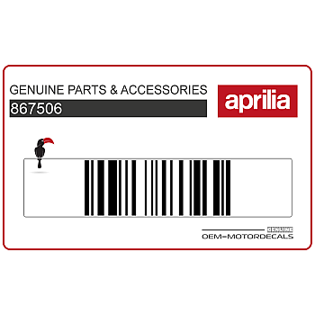 Autocollant de capot de cadre, côté gauche