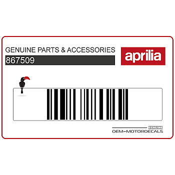 Autocollant carénage arrière queue