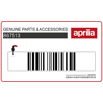 Autocollant carénage arrière queue