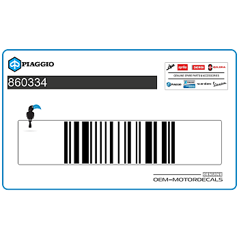 Bovenkuip sticker, linkerkant