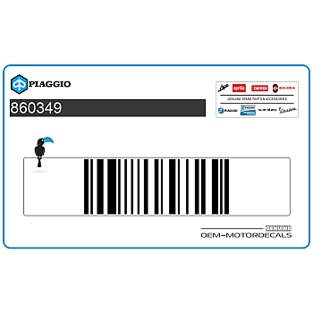 Kontpaneel sticker, rechterkant