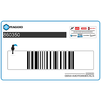 Kontpaneel sticker, linkerkant