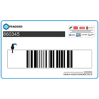 Kontpaneel sticker, rechterkant