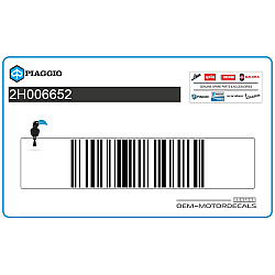 Naklejka na przednią owiewkę (czasza)