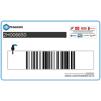 Voorspatbord sticker, rechterkant