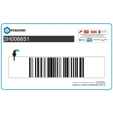 Voorspatbord sticker, linkerkant