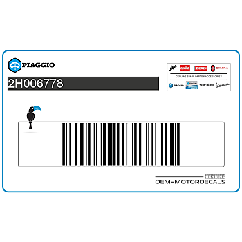 Zijpaneel sticker, linkerkant