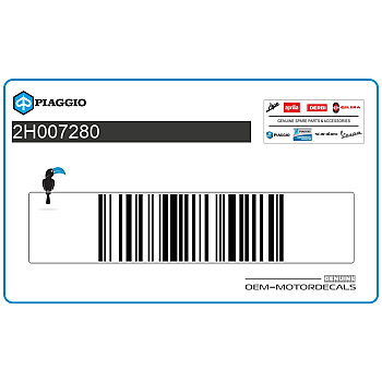 Autocollant de réservoir, côté gauche