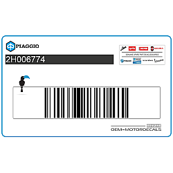 Autocollant de garde-boue avant, côté droit