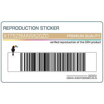 Autocollant de réservoir, côté droit