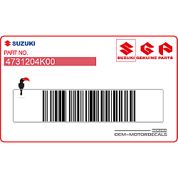 Naklejka na tylną owiewkę / zadupek