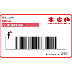 Adesivo parafango anteriore, lato sinistro