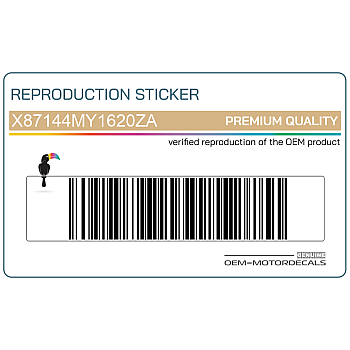 Heckverkleidung Aufkleber, Satz, Rechte Seite