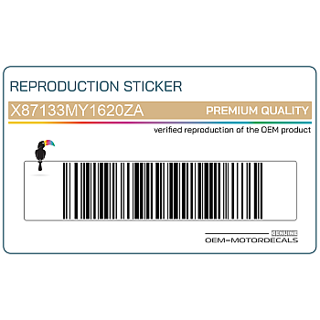 Kanzel / Oberteil Verkleidung Aufkleber