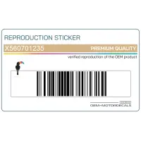REPRODUCTION Vorsicht Etikett X560701235