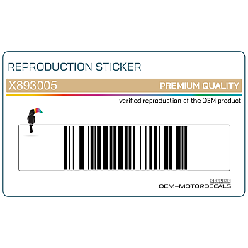 Naklejka na osłonę ramy