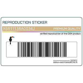 Autocollant de réservoir