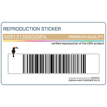 Autocollant d'enjoliveur de cadre