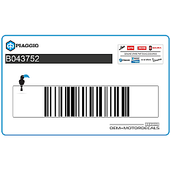 Naklejka na przednią owiewkę (czasza), prawa strona