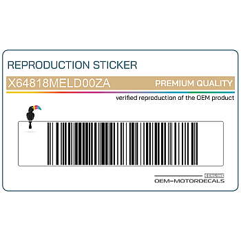 Seitenverkleidung Aufkleber, Linke Seite