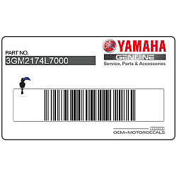 Tail cowl decals set- right side