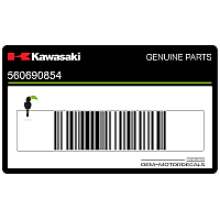 KAWASAKI Kontpaneel sticker, rechterkant 56069-0854