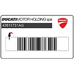 Autocollant carénage arrière queue