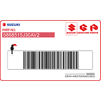 SUZUKI Grafica Carenatura Laterale GSX-R, Lato Destro 68685-15J30-AV2
