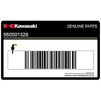 KAWASAKI Tail cowl decal, left side 56050-1326