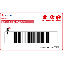 Naklejka na przednią owiewkę (czasza), prawa strona