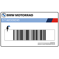 BMW Zijpaneel sticker, linkerkant 51148358595