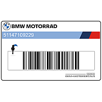 BMW Side cowling decal, left side 51147109229