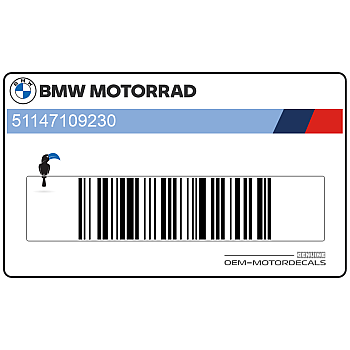 Side cowling decal, right side