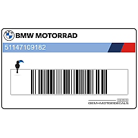 BMW Naklejka na tylną owiewkę / zadupek 51147109182