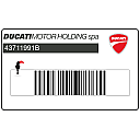 Tail cowl decal, left side
