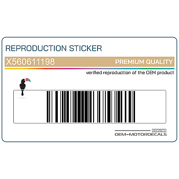 Naklejka na osłonę boczną, lewa strona